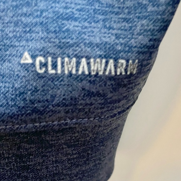 Adidas Climawarm hooded sweatshirt blue size Medium - Picture 4 of 5